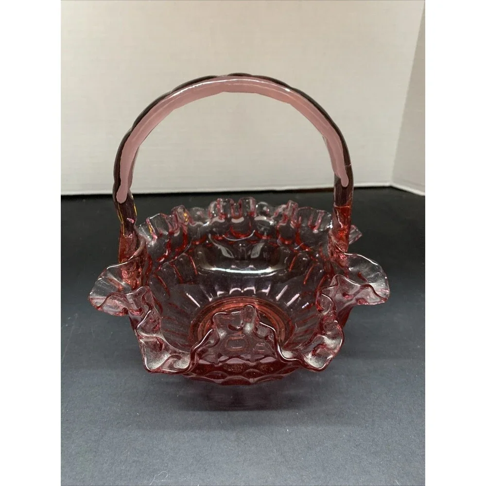 Fenton basket Colonial Pink 8